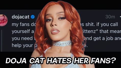 doja cat jetzt|Doja Cats online beef with her Kittenz fans explained。